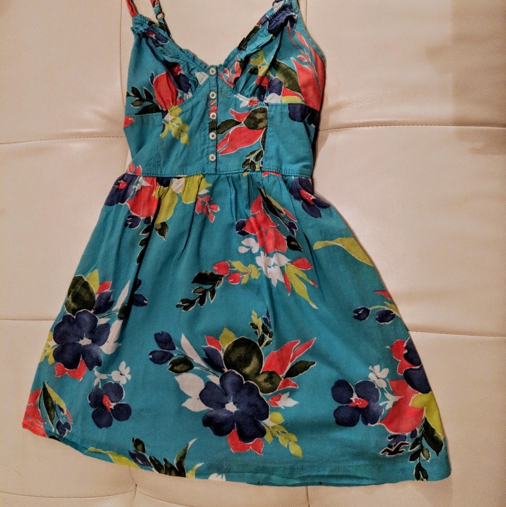 Hollister floral sundress XS
